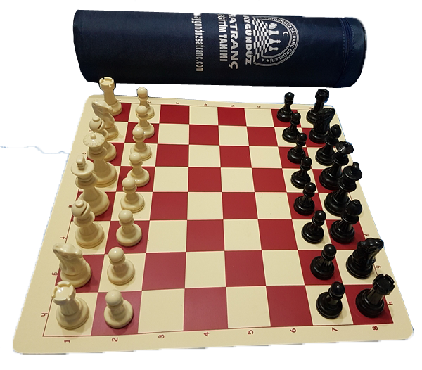 Satranç Takımı Turnuva Tipi Şah= 85 mm